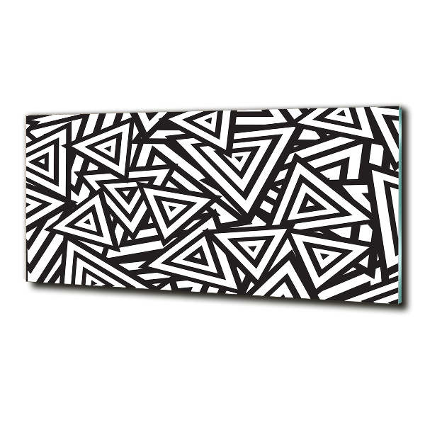 Bild auf glas Dreieckshintergrund