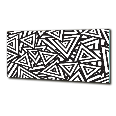 Bild auf glas Dreieckshintergrund