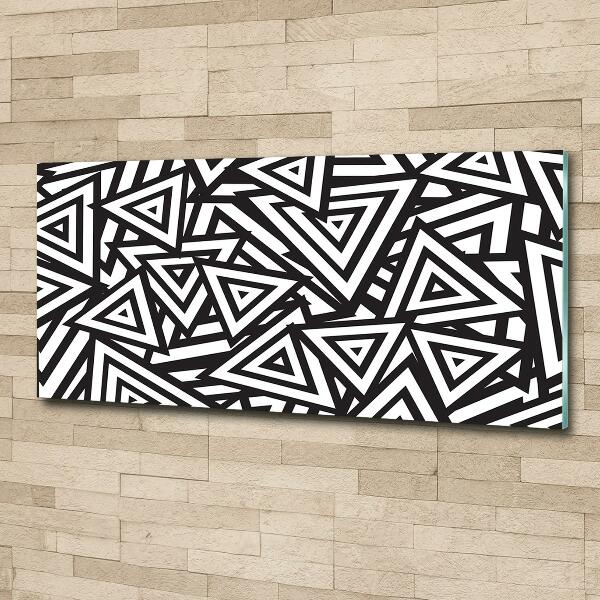 Bild auf glas Dreieckshintergrund