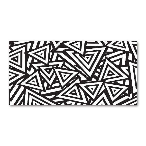 Bild auf glas Dreieckshintergrund