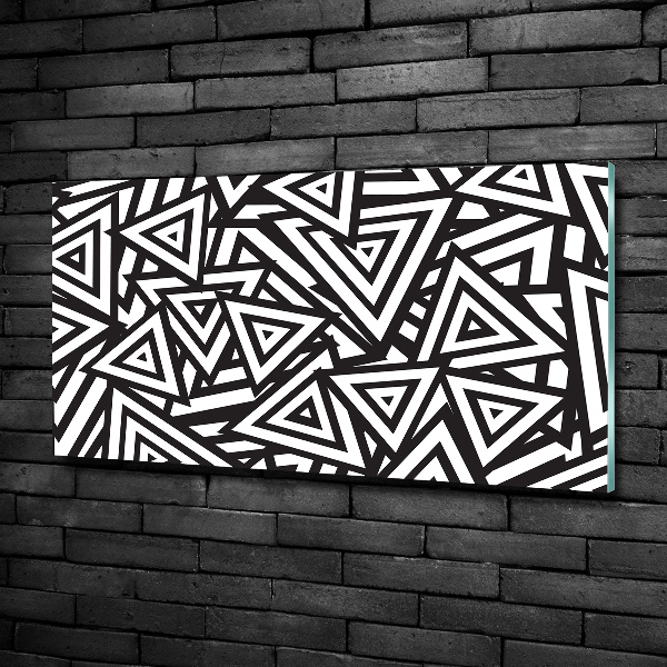 Bild auf glas Dreieckshintergrund