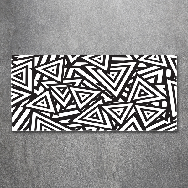 Bild auf glas Dreieckshintergrund