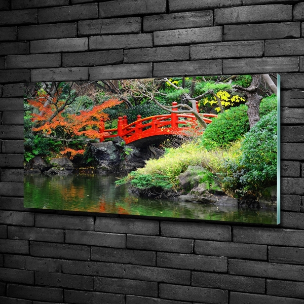 Foto glasbild Japanischer Garten