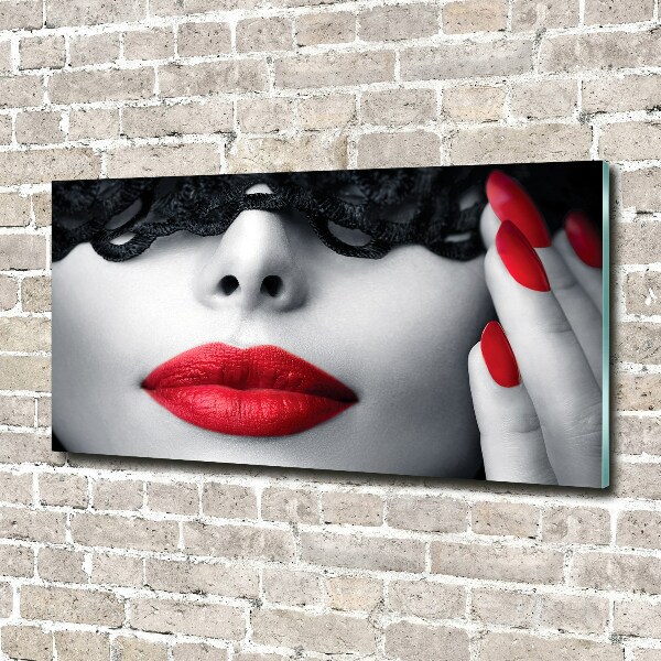 Bild auf glas Spitzenmaske