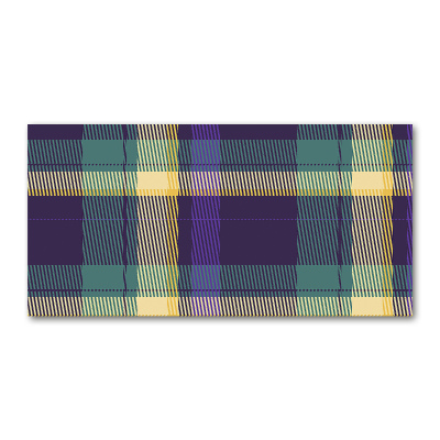 Glasbild Karierte Textur