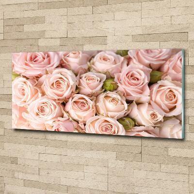 Foto glasbild Rosen