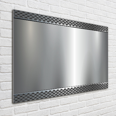 Bild auf glas Metallischer Hintergrund