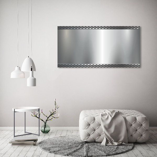 Bild auf glas Metallischer Hintergrund