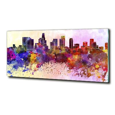Glasbild Farben von Los Angeles