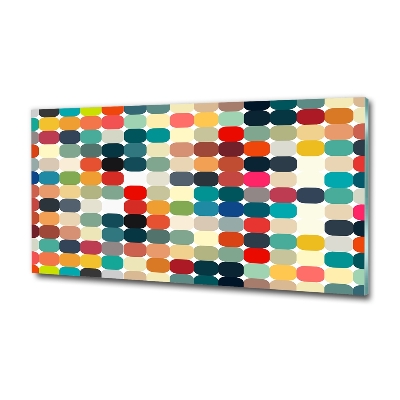 Glasbild Geometrischer Hintergrund