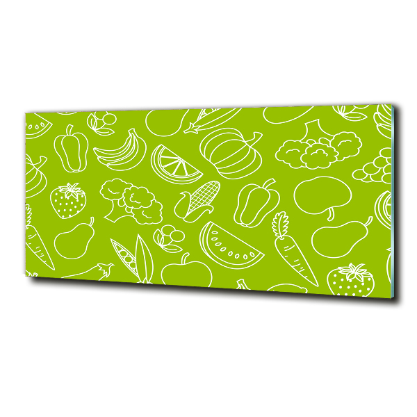 Bild auf glas Obst und Gemüse