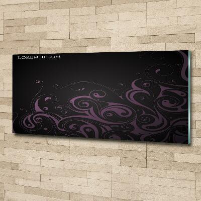 Foto glasbild Ornamente