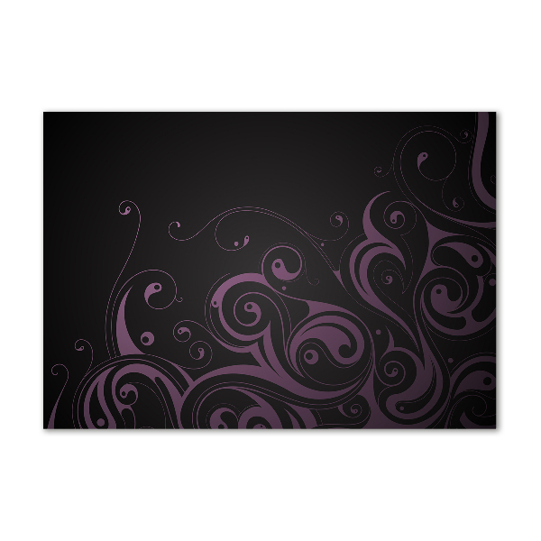 Foto glasbild Ornamente