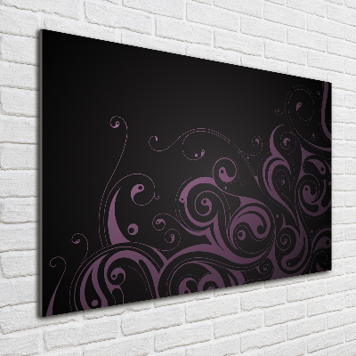 Foto glasbild Ornamente