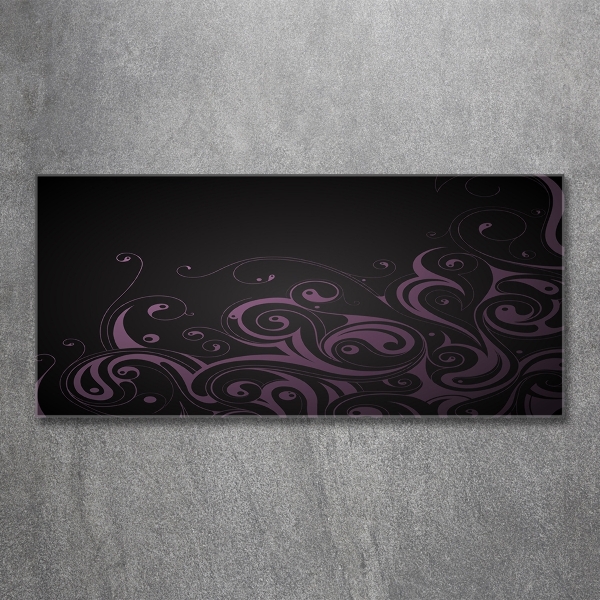 Foto glasbild Ornamente