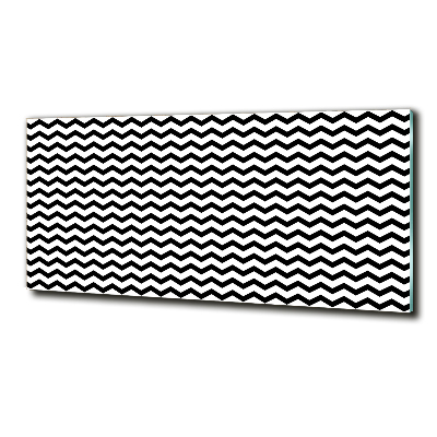 Bild auf glas Zickzacklinien