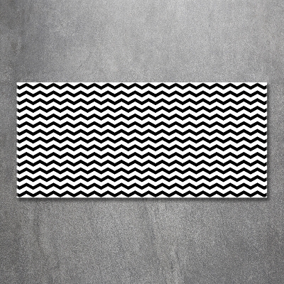 Bild auf glas Zickzacklinien