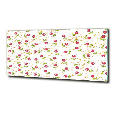 Foto glasbild Kirschen