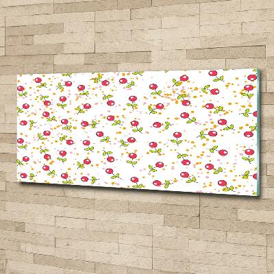 Foto glasbild Kirschen