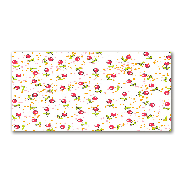 Foto glasbild Kirschen