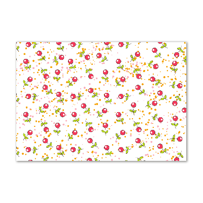 Foto glasbild Kirschen