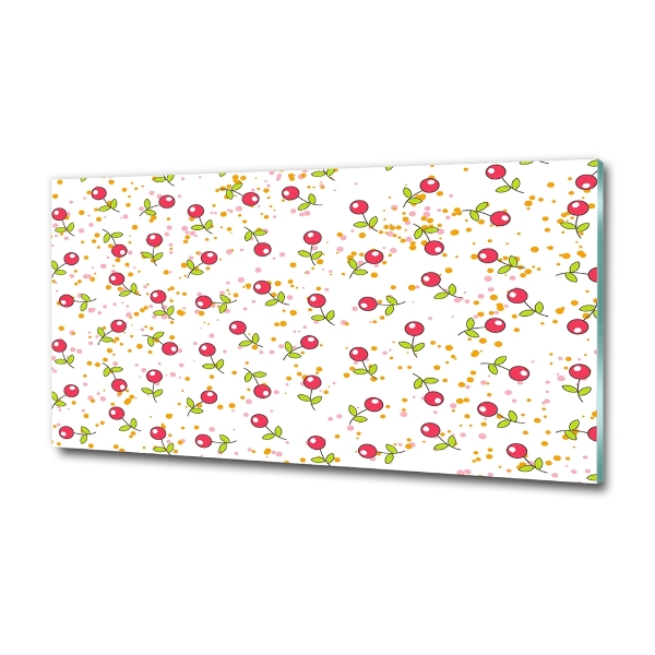 Foto glasbild Kirschen