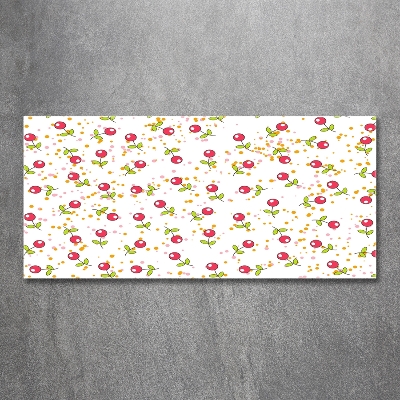 Foto glasbild Kirschen