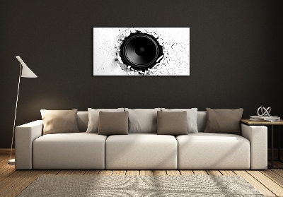 Foto glasbild Lautsprecher