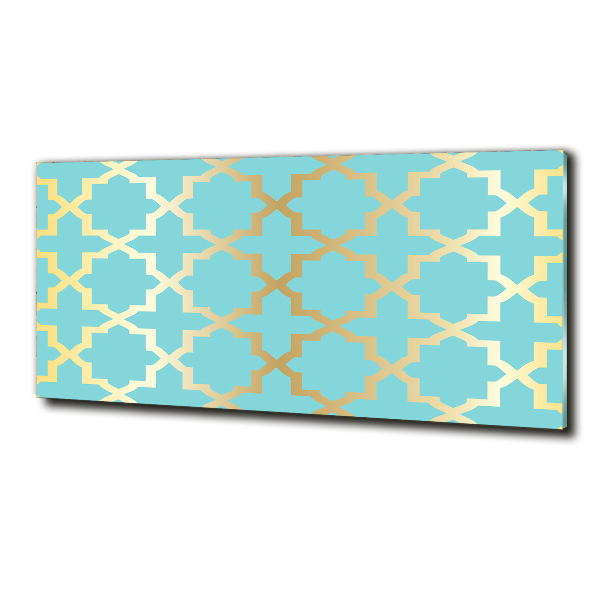 Glasbild Arabisches Muster