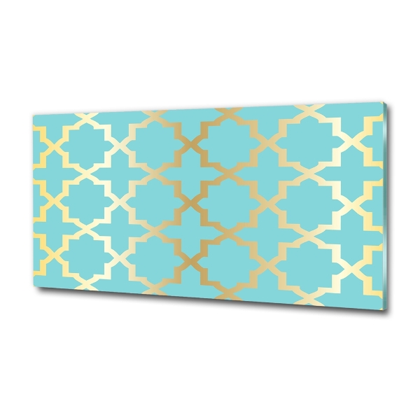 Glasbild Arabisches Muster