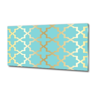 Glasbild Arabisches Muster