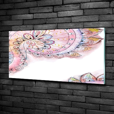 Glasbild Abstraktes Muster