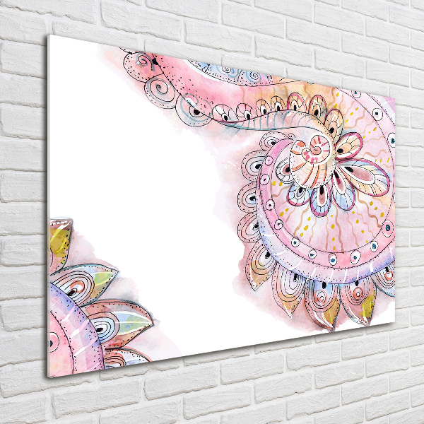 Glasbild Abstraktes Muster