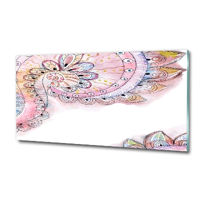 Glasbild Abstraktes Muster