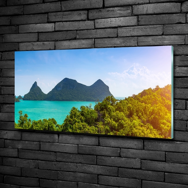 Foto glasbild Panorama Thailand