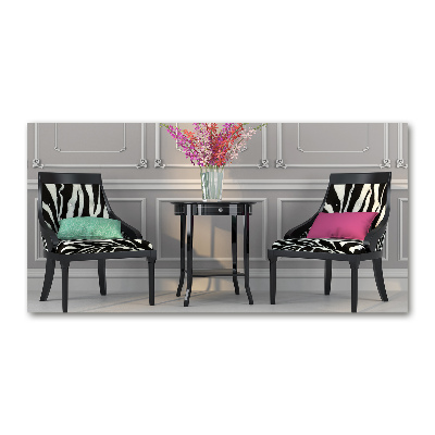 Bild auf glas Zwei Stühle