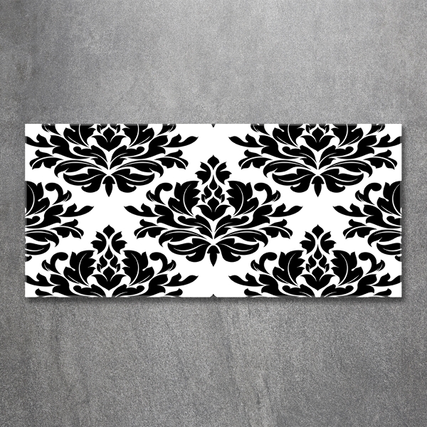 Foto glasbild Ornamenthintergrund