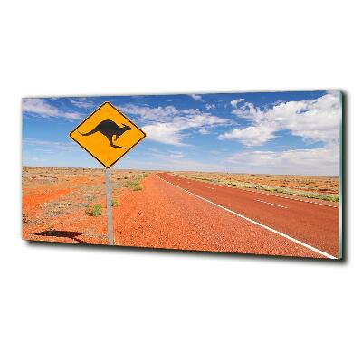 Bild auf glas Straße in Australien