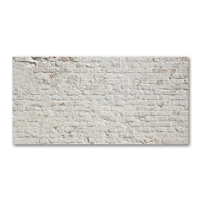 Glasbild Ziegelmauer