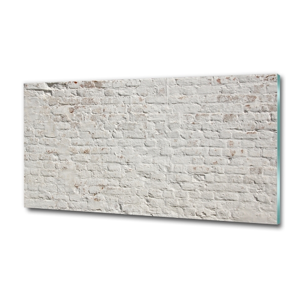 Glasbild Ziegelmauer