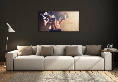 Bild auf glas Muskelaufbau