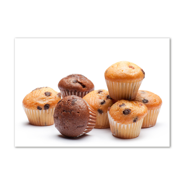 Glasbild Cupcakes
