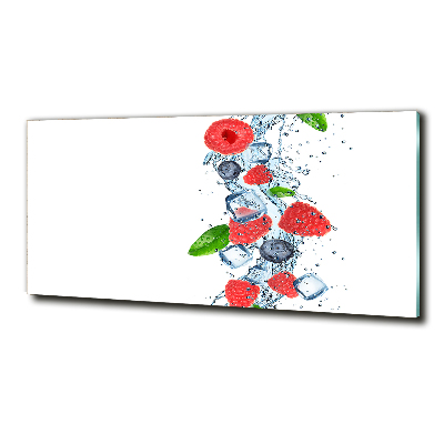 Bild auf glas Waldfrüchte mit Eis