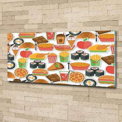 Bild auf glas Fastfood