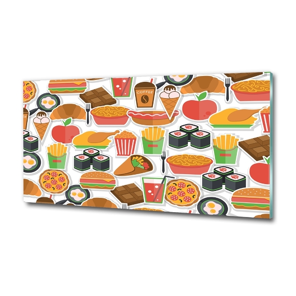 Bild auf glas Fastfood