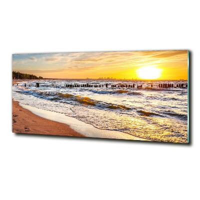 Bild auf glas Sunset Beach