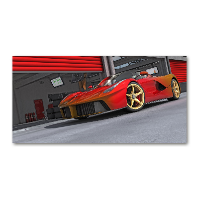 Bild auf glas Rennfahrer