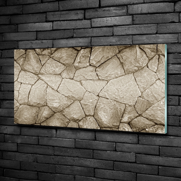 Bild auf glas Steinmauer