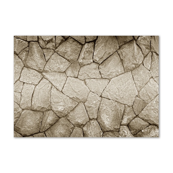 Bild auf glas Steinmauer