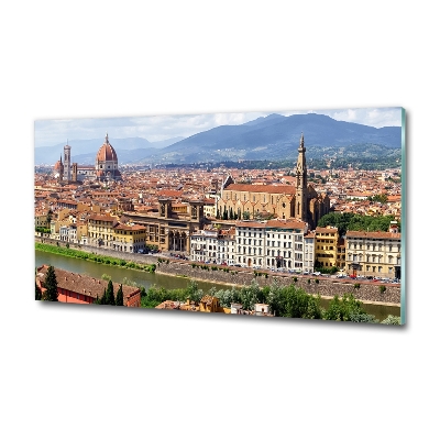 Glasbild Florenz, Italien